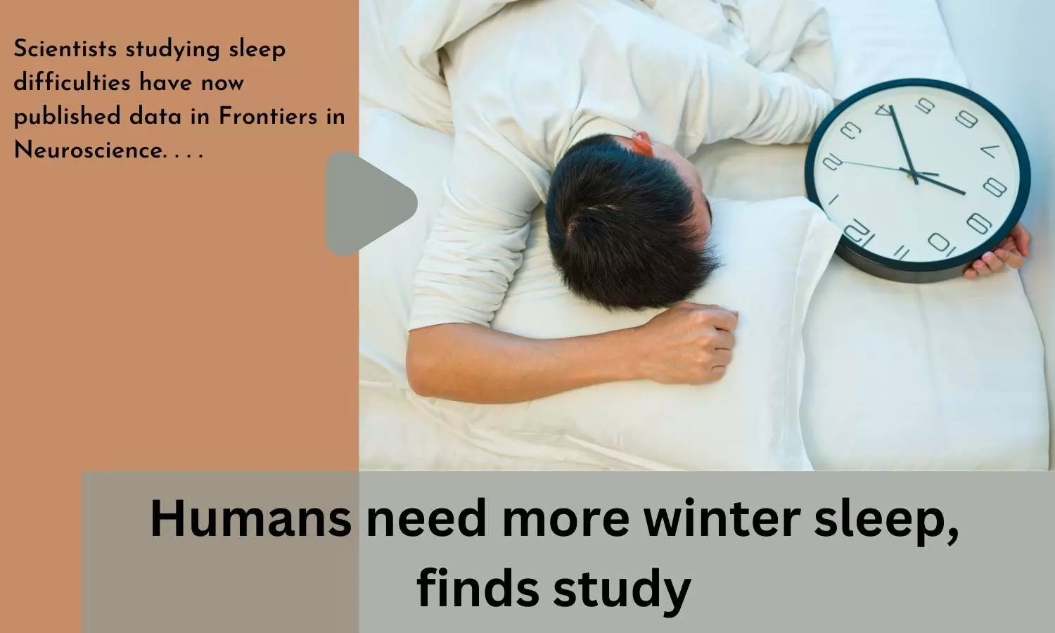 Humans need more winter sleep, finds study