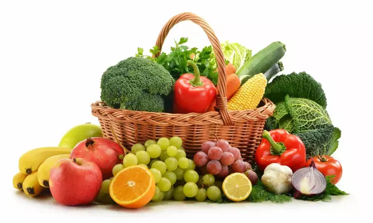 Regular consumption of fruits, vegetables lowers death risk in CKD patients
