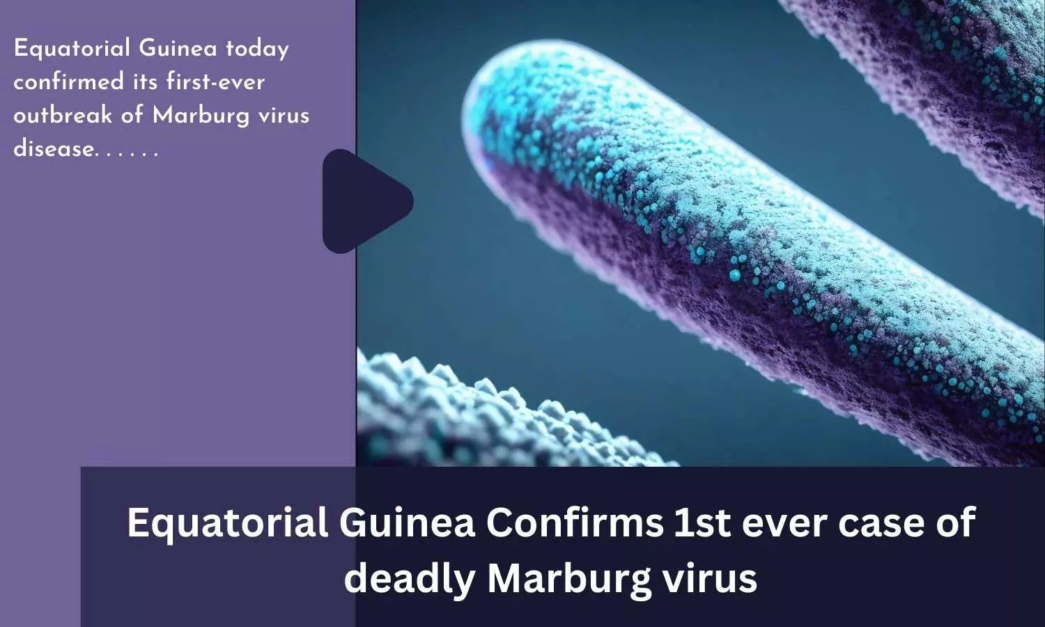 Equatorial Guinea Confirms 1st ever case of deadly Marburg virus