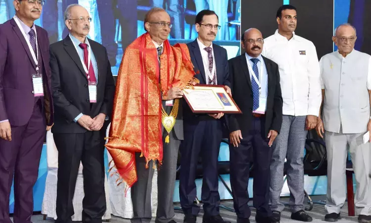 Eminent Cardio Thoracic Surgeon, Padma Shri Dr Prasada Rao conferred with Lifetime Achievement Award by IACTS