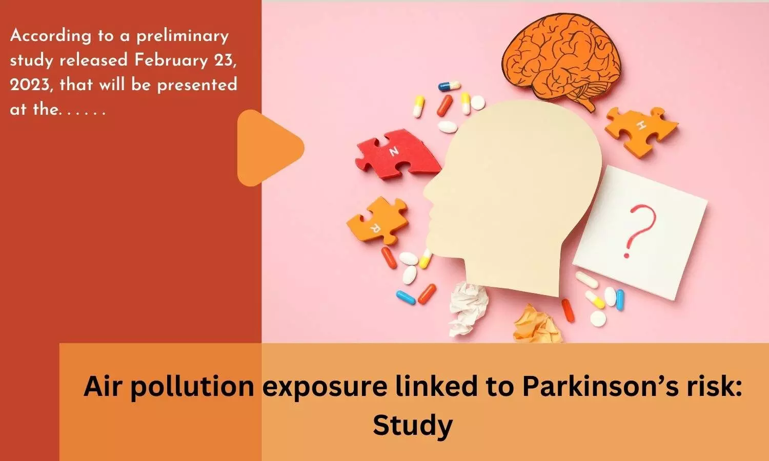 Air pollution exposure linked to Parkinsons risk: Study