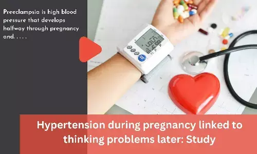Hypertension during pregnancy linked to thinking problems later: Study
