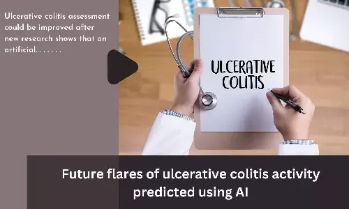 Future flares of ulcerative colitis activity predicted using AI