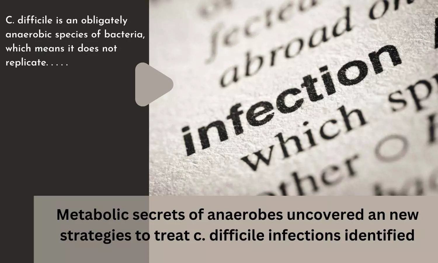 Metabolic secrets of anaerobes uncovered an new strategies to treat c. difficile infections identified