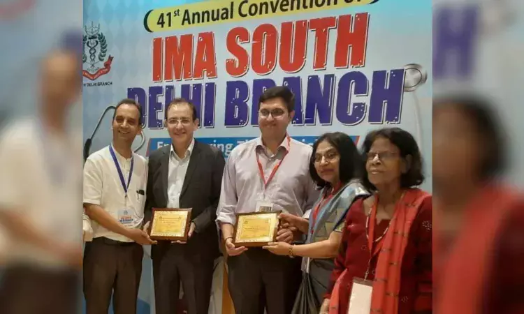 Dr Kartikeya Kohli conferred with IMA Distinguished Academician award