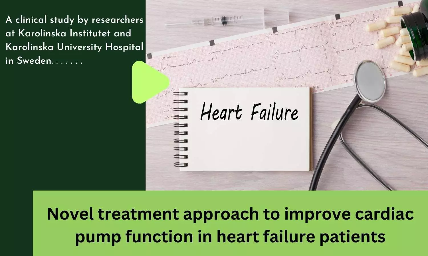 Novel treatment approach to improve cardiac pump function in heart failure patients