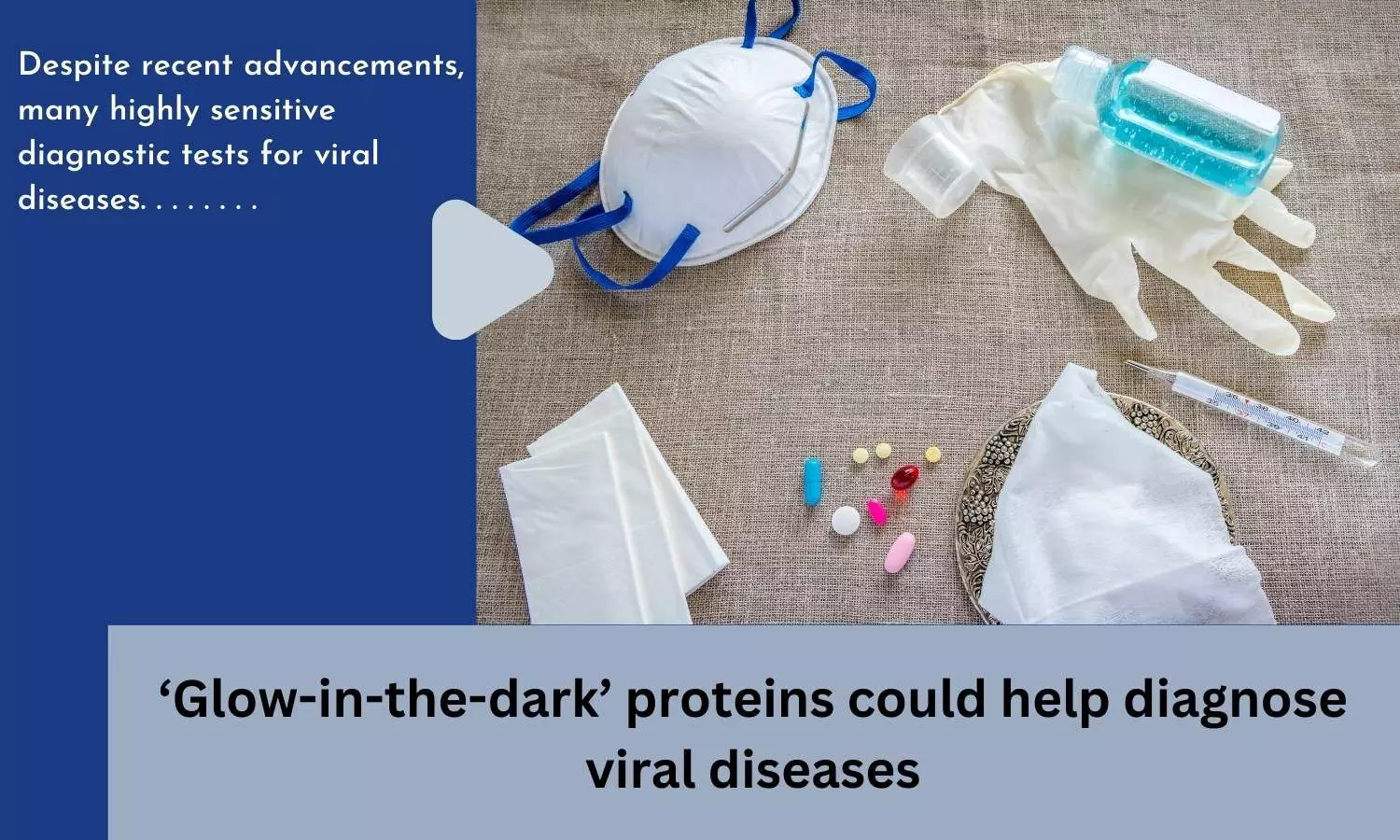Glow-in-the-dark proteins could help diagnose viral diseases