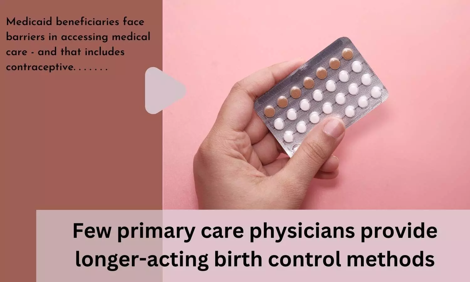 Few primary care physicians provide longer-acting birth control methods