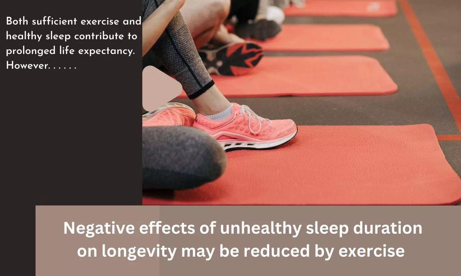 Negative effects of unhealthy sleep duration on longevity may be reduced by exercise