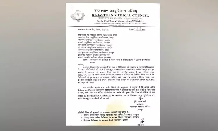 Rajasthan doctors strike- Rajasthan Medical council intervenes, demands details of striking doctors