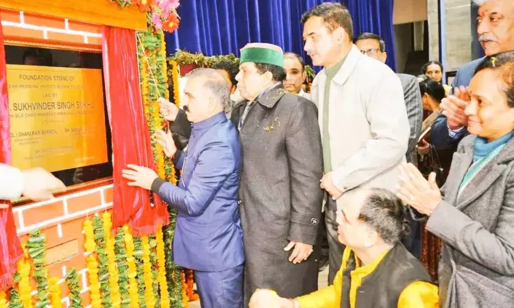 IGMC Shimla to get PET scan block at cost of Rs 45.68 crore, CM Sukhu lays foundation stone