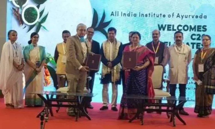 AIIA signs MoU with University of Amrita Vishwa Vidhyapeetham for Research and Academics in Ayurveda