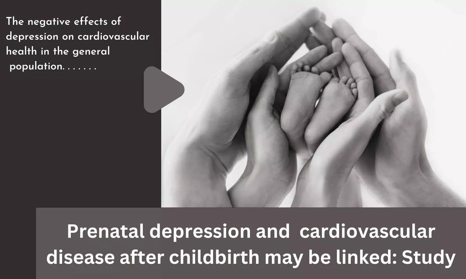 Prenatal depression and  cardiovascular disease after childbirth may be linked: Study