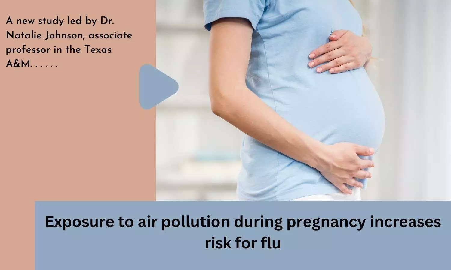 Exposure to air pollution during pregnancy increases risk for flu