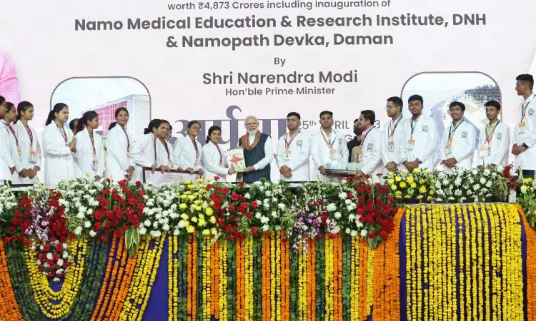 PM Modi inaugurates NAMO Medical Education and Research Institute in Silvassa, 177 MBBS seats to be added