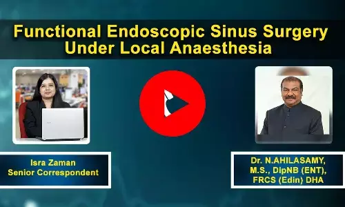 Journal Club- Endoscopic Sinus Surgery under local anesthesia for sinusitis Ft. Dr. Ahilasamy