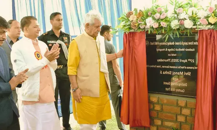 Foundation stone of Kashmir Medical College and Hospital laid, 150 MBBS seats to be added