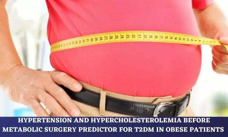 Preoperative Hypertension and Hypercholesterolemia Predict T2DM Persistence After Metabolic Surgery in Obese Patients