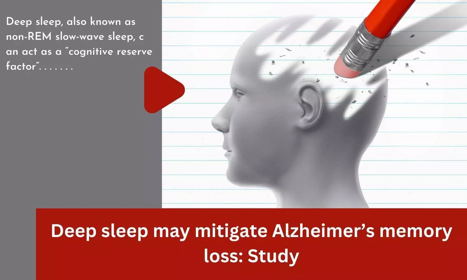 Deep sleep may mitigate Alzheimers memory loss: Study
