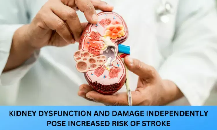 Kidney Dysfunction and Damage independently associated with increased risks of recurrent stroke and Death