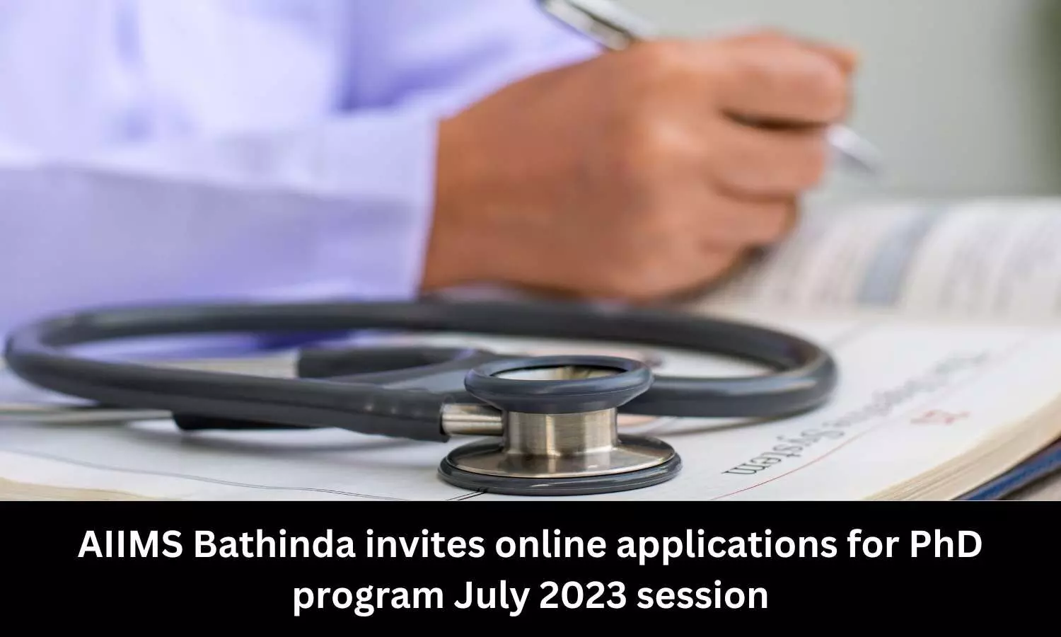 Online applications invited by AIIMS Bathinda for PhD Program for July 2023 session