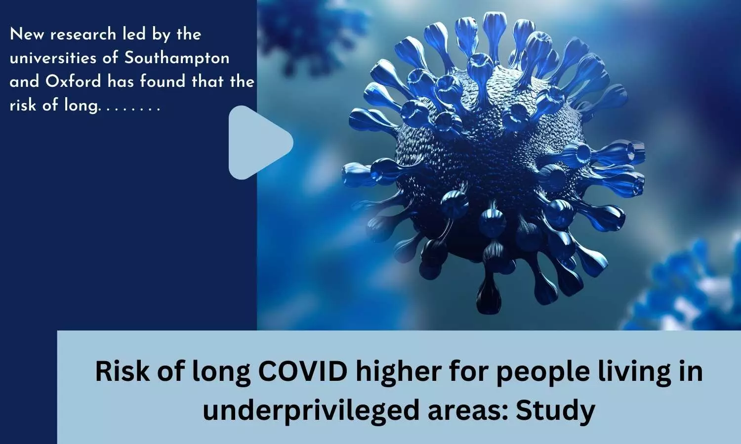 Risk of long COVID higher for people living in underprivileged areas: Study
