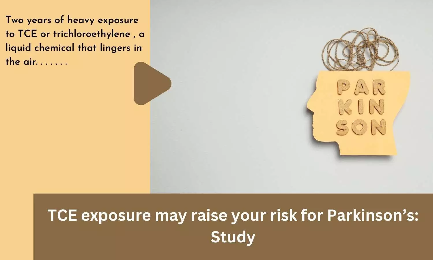 TCE exposure may raise your risk for Parkinsons: Study