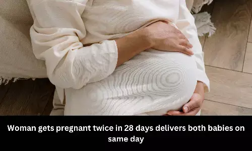 Woman gets pregnant twice in 28 days delivers both babies on same day