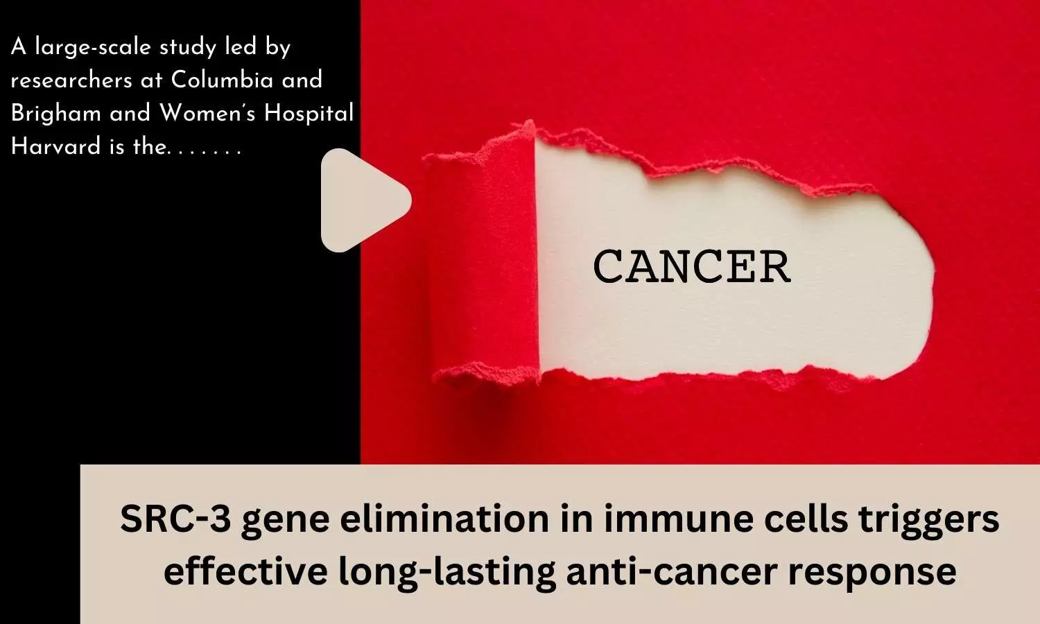 SRC-3 gene elimination in immune cells triggers effective long-lasting anti-cancer response