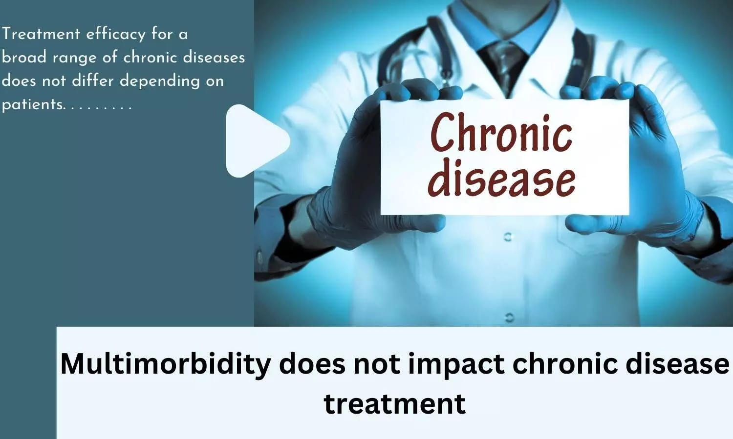 Multimorbidity does not impact chronic disease treatment