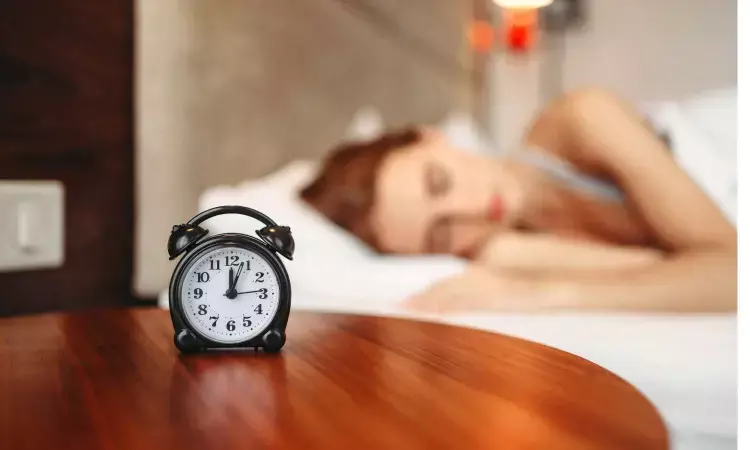 Consistent lack of sleep related to future depressive symptoms