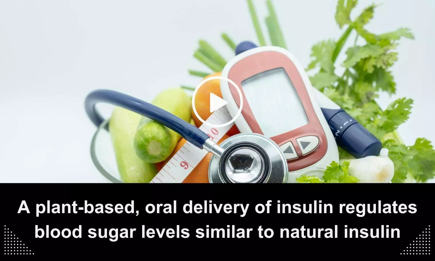 A plant-based, oral delivery of insulin regulates blood sugar levels similar to natural insulin
