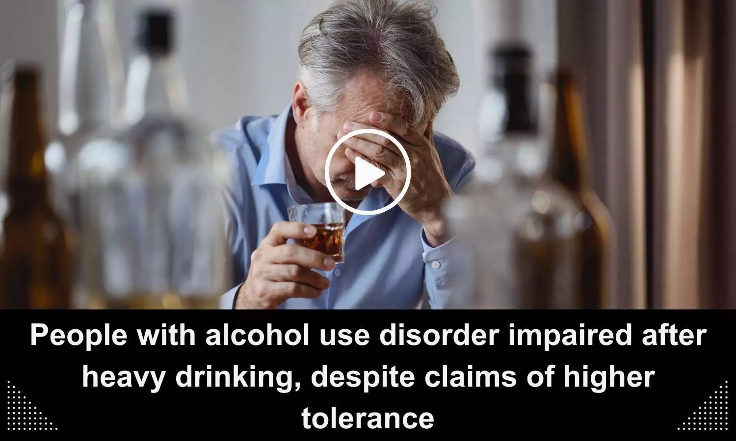 People with alcohol use disorder impaired after heavy drinking, despite claims of higher tolerance