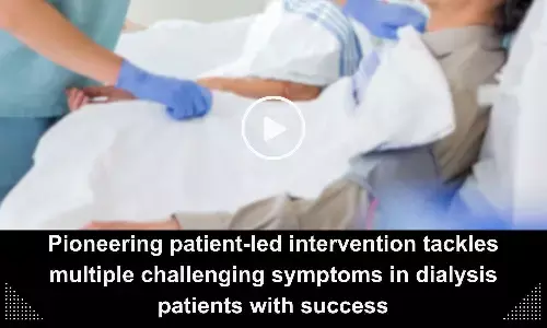 Pioneering patient-led intervention tackles multiple challenging symptoms in dialysis patients with success