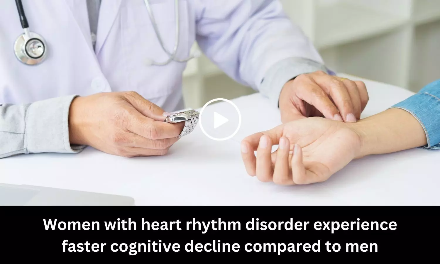 Women with heart rhythm disorder experience faster cognitive decline compared to men