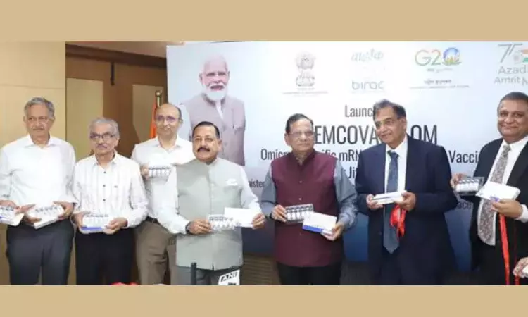 Dr Jitendra Singh unveils Omicron specific mRNA based Booster vaccine GEMCOVAC -OM