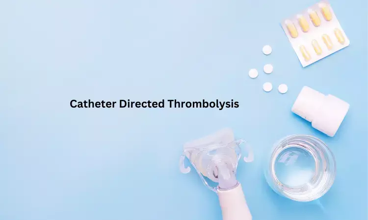 Risk of bleeding and death   lower in catheter-directed thrombolysis compared to  systemic thrombolysis
