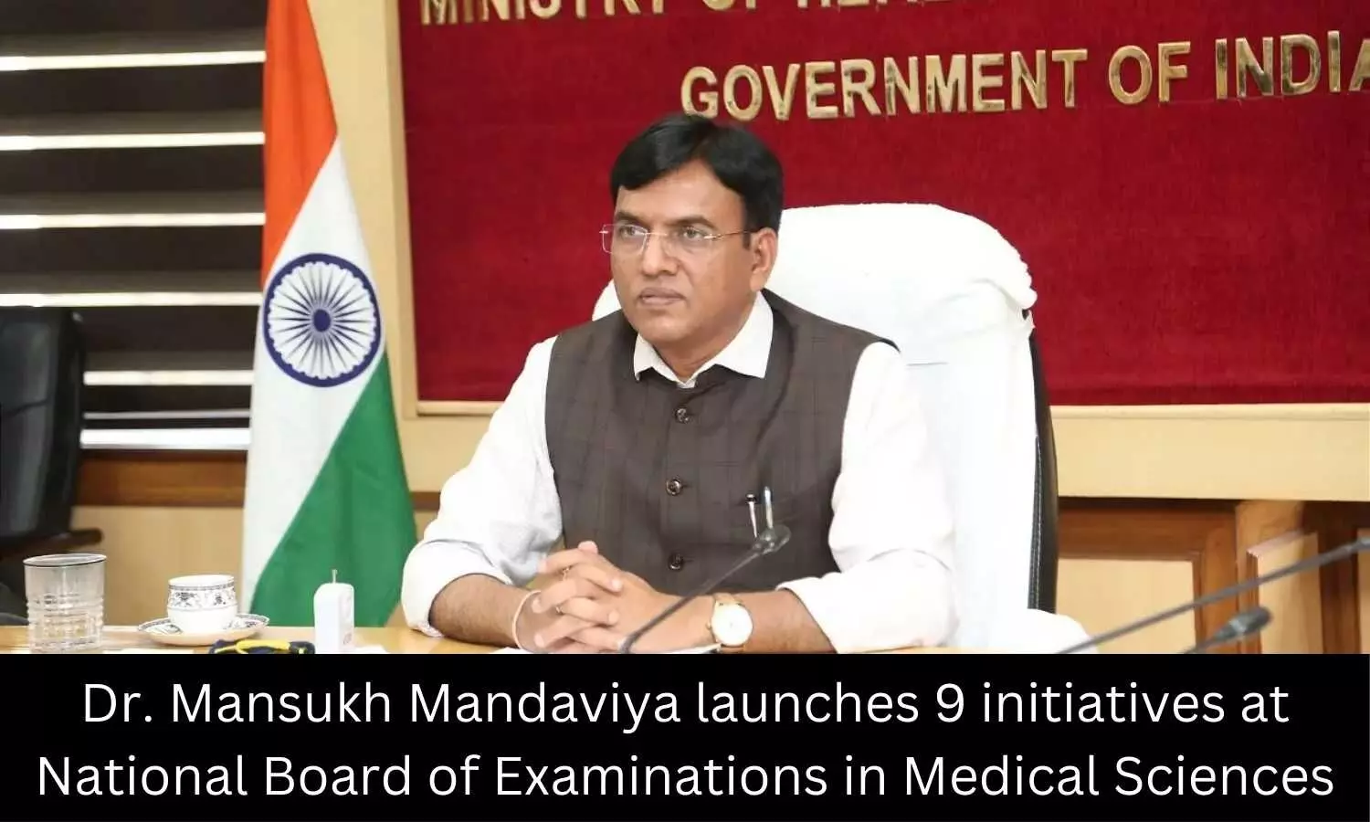 Union Health Minister unveils 9 initiatives at National Board of Examinations in Medical Sciences