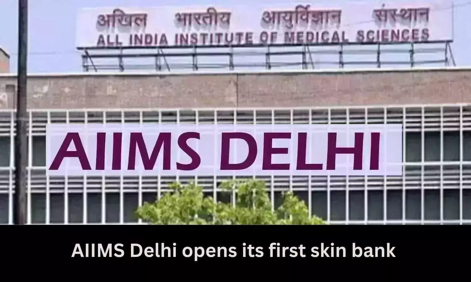 AIIMS Delhi opens its first skin bank