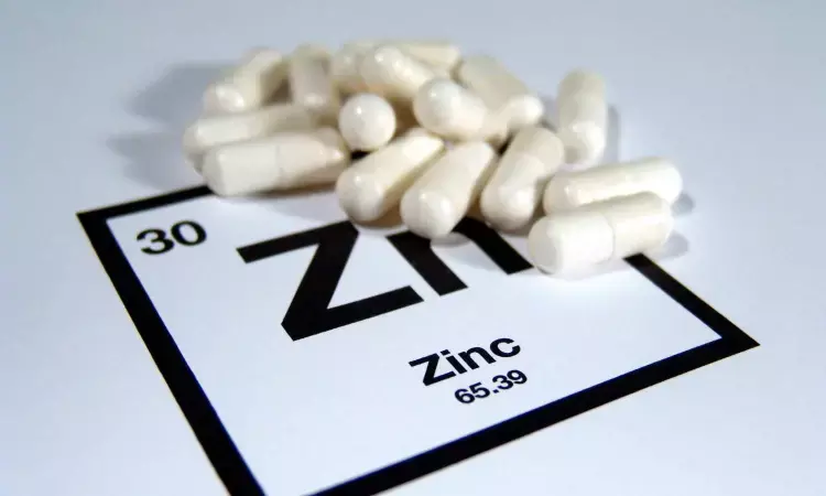Zinc supplementation reduces risk factors associated with cardiovascular disease