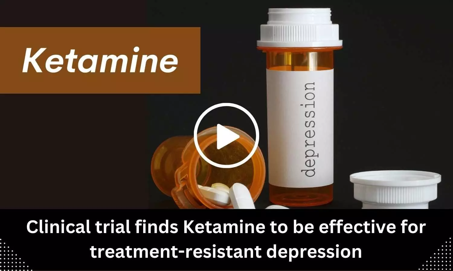Injection Ketamine effective for treatment-resistant depression
