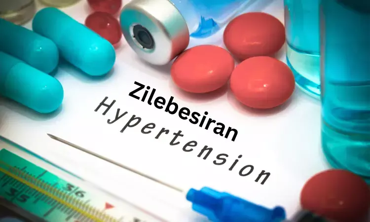 Investigational RNA interference therapeutic agent Zilebesiran effective for treatment of hypertension