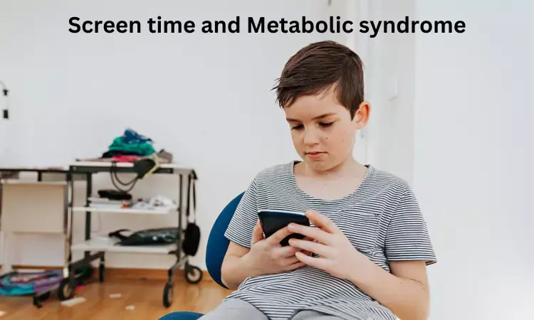 Television Viewing in children associated with Metabolic Syndrome in Mid-Adulthood