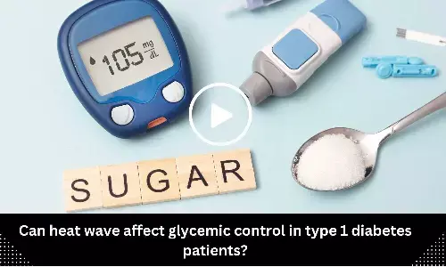 Can heat wave affect glycemic control in type 1 diabetes patients?