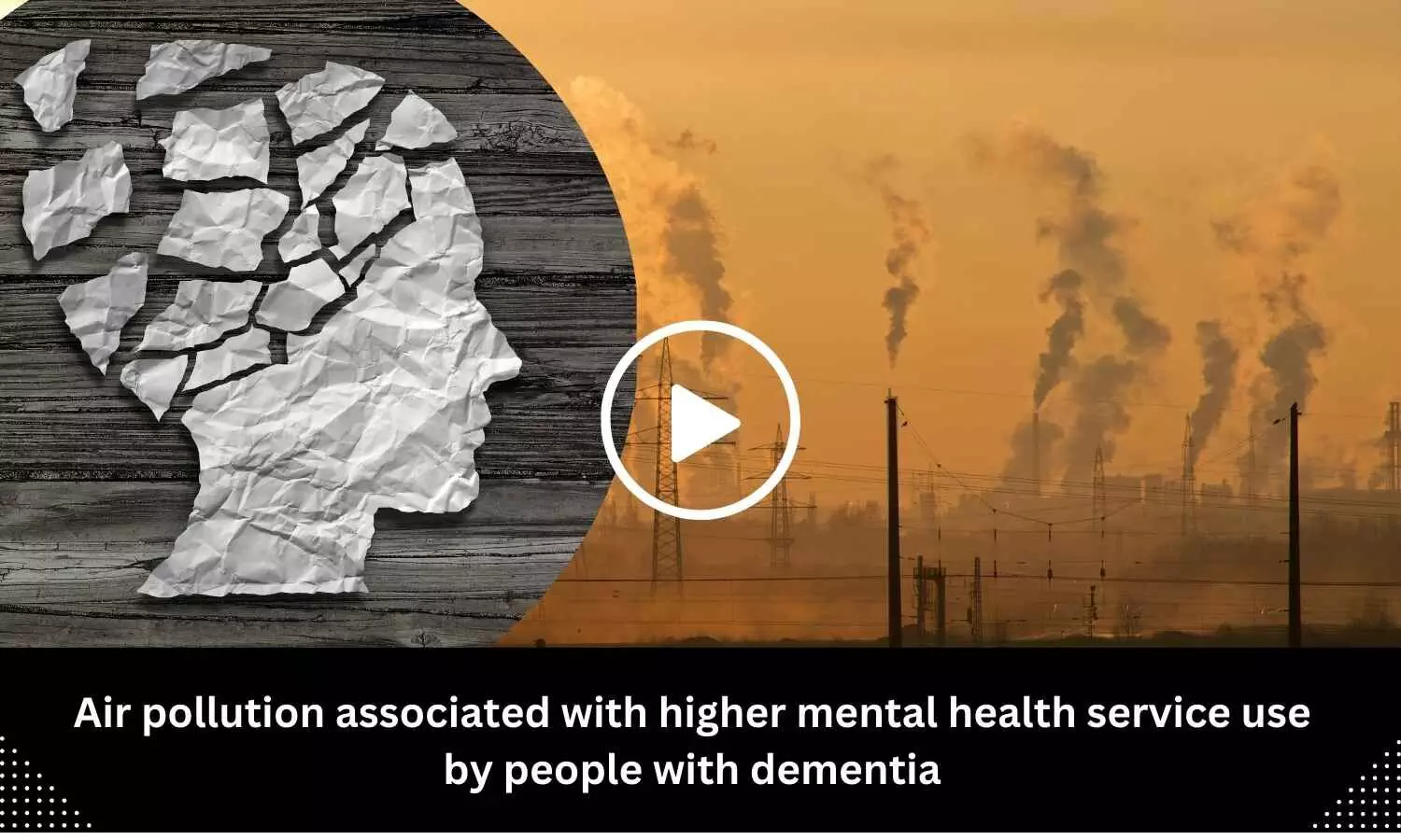 Air pollution associated with higher mental health service use by people with dementia