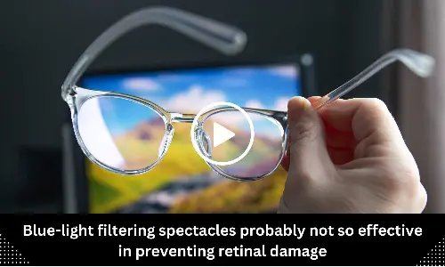 Blue-light filtering spectacles probably not so effective in preventing retinal damage