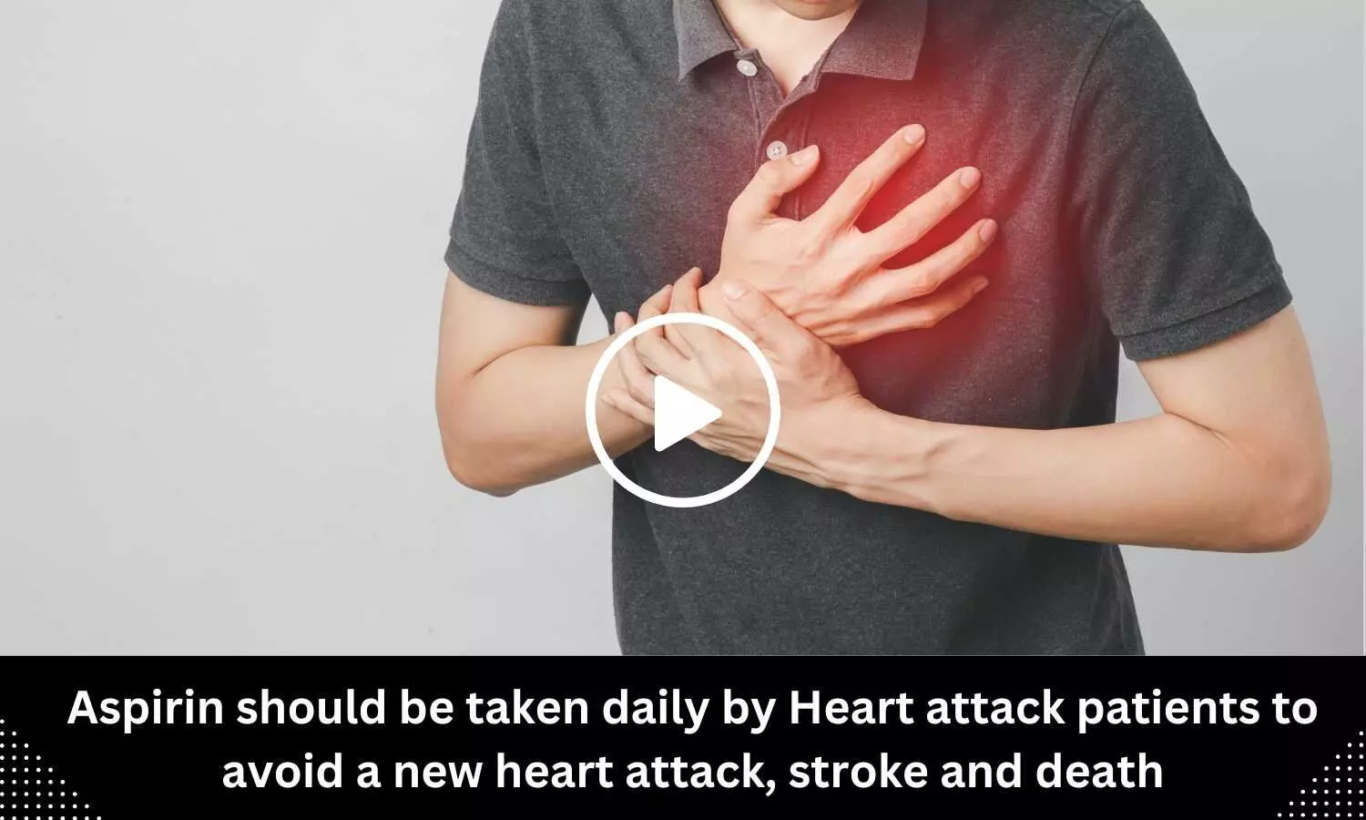 Aspirin should be taken daily by Heart attack patients to avoid a new heart attack, stroke and death