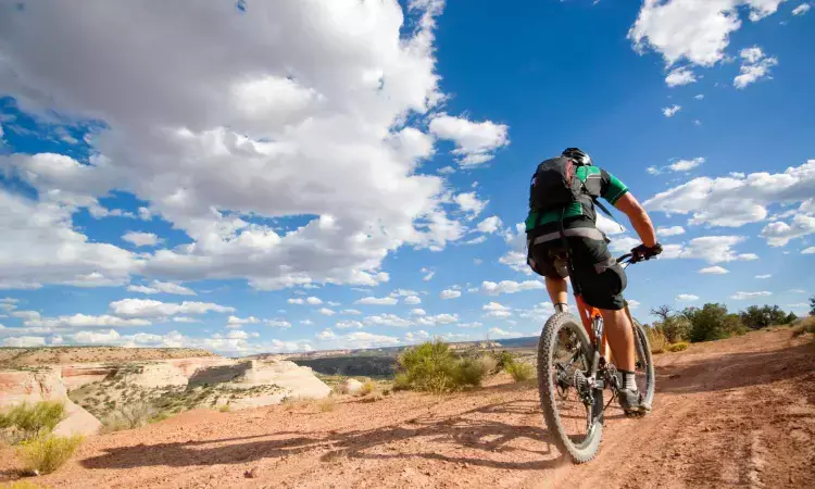 Pedal power pays off: Mountain biking benefits outweigh risk