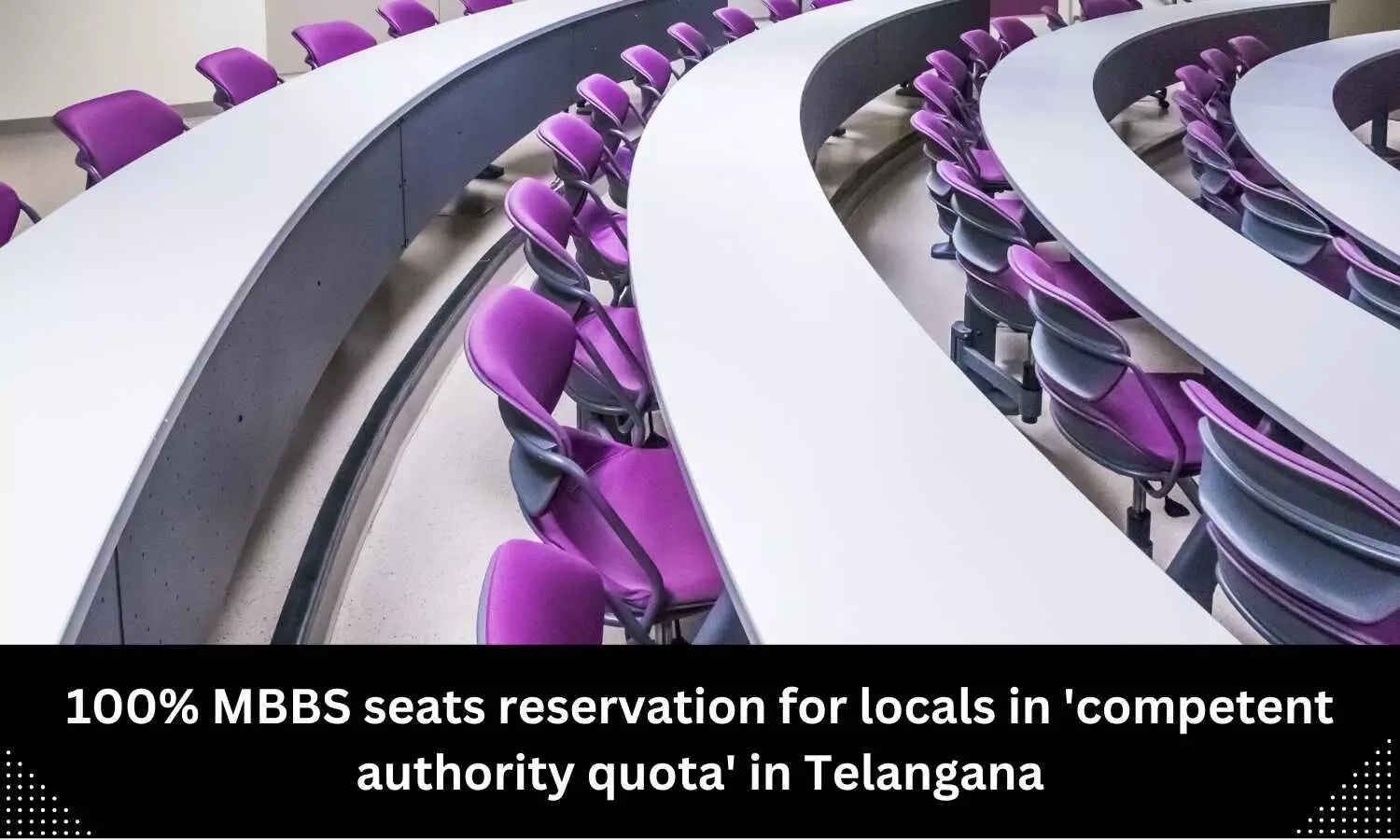 Reservation of 100 percent MBBS seats for local candidates under competent authority quota in Telangana: SC denies to interfere