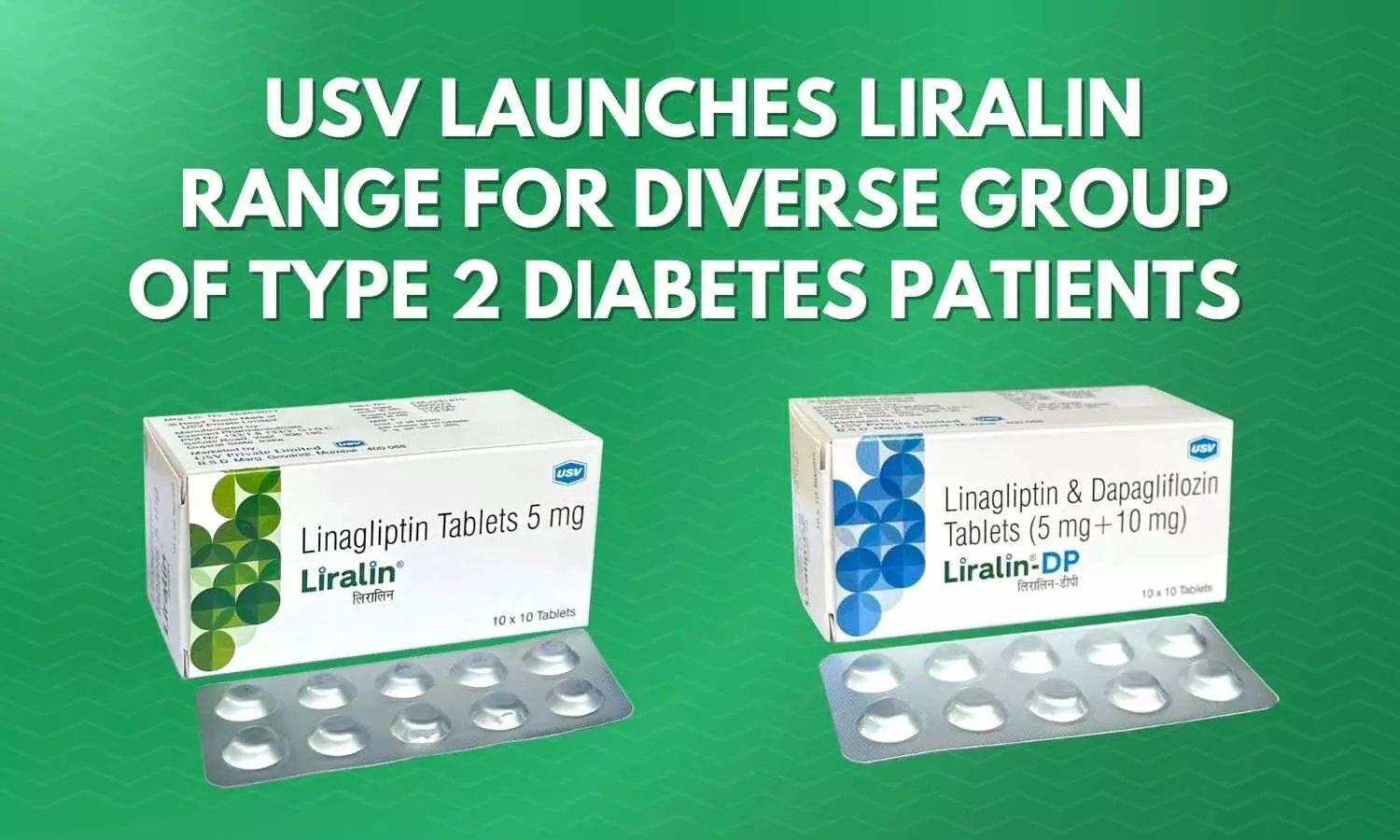 USV Launches Liralin Range for Diverse Group of Type 2 Diabetes Patients